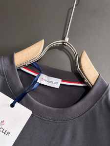 Moncler Grey Cotton T Shirt
