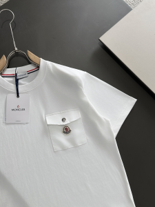Moncler White Cotton T Shirt