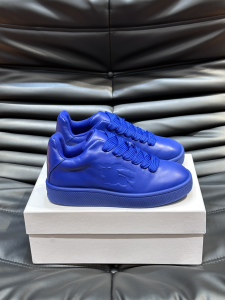 Burberry Box Sneakers Blue Calfskin Leather Burberry Box Sneakers Blue Calfskin Leather