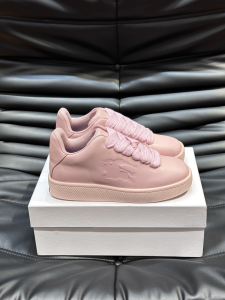 Burberry Box Sneakers Pink Calfskin Leather Burberry Box Sneakers Pink Calfskin Leather