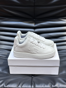 Burberry Box Sneakers White Calfskin Leather Burberry Box Sneakers White Calfskin Leather
