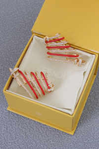 Fendi Peekaboo ISeeU Petite Earrings