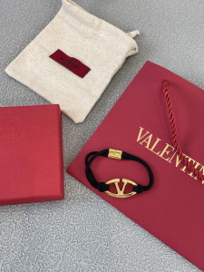 Valentino Vlogo Cotton Nero Bracelets