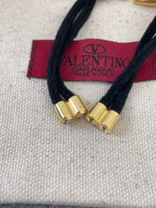 Valentino Vlogo Cotton Nero Bracelets