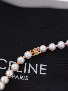 Celine Pearls Plage Necklaces