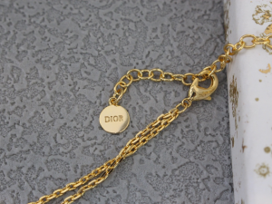 Dior Crystal CD Pearls Necklaces