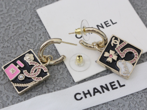 Chanel Square Charms Earrings