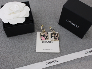 Chanel Square Charms Earrings