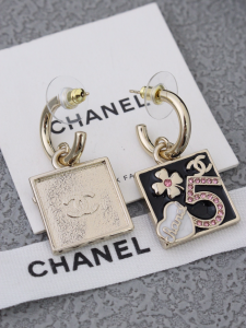 Chanel Square Charms Earrings