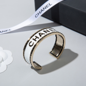 Chanel Monogram Metal Cuff Bracelets