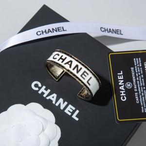 Chanel Monogram Metal Cuff Bracelets