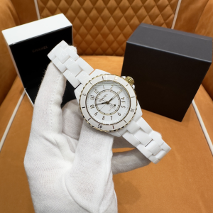 Chanel J12 Caliber Automatic White Ceramic Watch 38MM Chanel J12 Caliber Automatic White Ceramic Watch 38MM