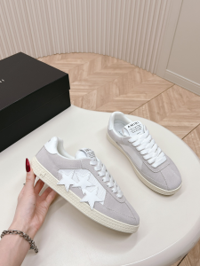 Amiri Star Suede Leather and Fabric Sneakers Grey White Amiri Star Suede Leather and Fabric Sneakers Grey White