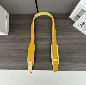 Loewe Classic Calfskin Pad Shoulder Strap Brown Beige Loewe Classic Calfskin Pad Shoulder Strap Brown Beige