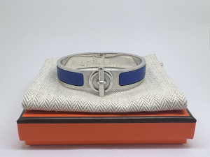 Hermes Mens Clic Glenan Bracelets Blue
