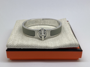 Hermes Mens Clic Glenan Bracelets Grey