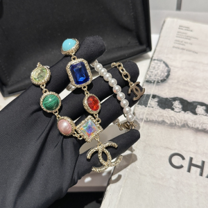 Chanel CC Pearls Choker Necklaces