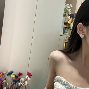 Miu Miu Logo Heart Earrings