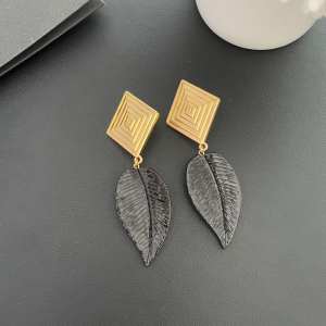 Saint Laurent Pyramid Earrings