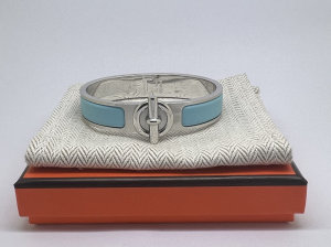 Hermes Mens Clic Glenan Bracelets Light Blue Hermes Mens Clic Glenan Bracelets Light Blue