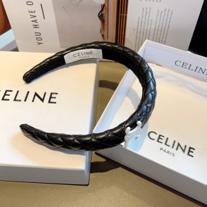 Celine Triomphe Black Head Band