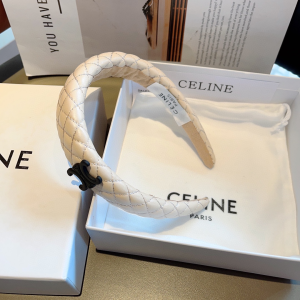 Celine Triomphe Off White Head Band
