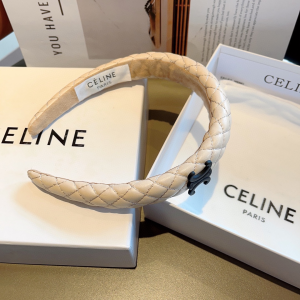 Celine Triomphe Off White Head Band