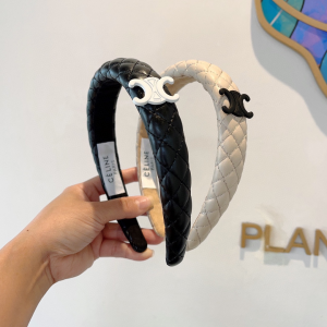 Celine Triomphe Off White Head Band