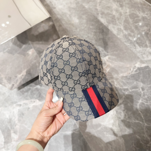 Gucci Blue GG Canvas Web Baseball Hat