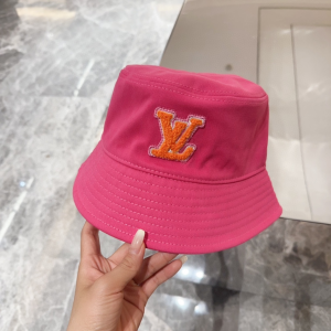 Louis Vuitton LV Fuchsia Fabric Bucket Hat
