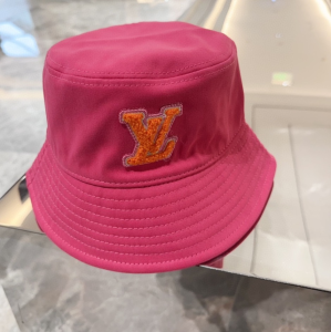 Louis Vuitton LV Fuchsia Fabric Bucket Hat