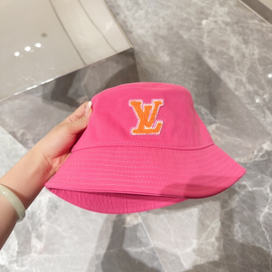 Louis Vuitton LV Fuchsia Fabric Bucket Hat