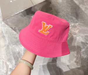 Louis Vuitton LV Fuchsia Fabric Bucket Hat