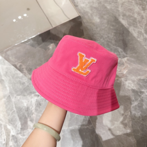 Louis Vuitton LV Fuchsia Fabric Bucket Hat