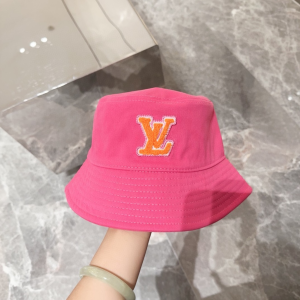 Louis Vuitton LV Fuchsia Fabric Bucket Hat