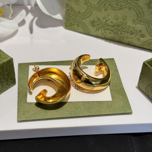 Gucci Gold Metal G Motif Earrings