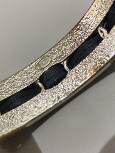 Chanel CC Chain Cuff Bracelet Blue