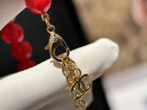 Chanel CC Red Pearls Necklaces
