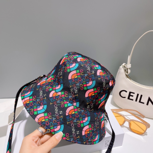 Gucci Black Canvas Bucket Cap Hat