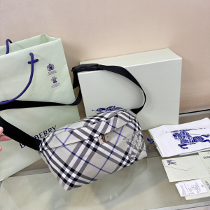 Burberry Mens Check Belt Crossbody Bag Lichen Burberry Mens Check Belt Crossbody Bag Lichen