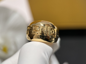 Fendi Fendigraphy Gold Rings