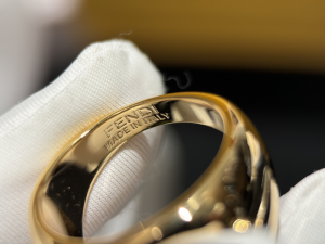 Fendi Fendigraphy Gold Rings
