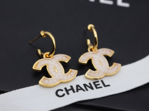 Chanel CC Logo Earrings