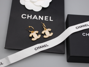Chanel CC Logo Earrings
