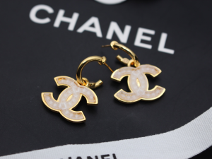 Chanel CC Logo Earrings