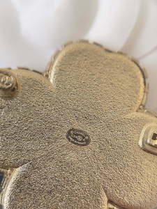 Chanel Crystal CC Coco Flower Brooch