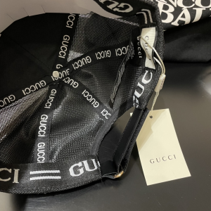Gucci Beige GG Canvas Baseball Cap Hat