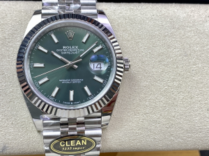 Rolex Datejust Green Dial Watch