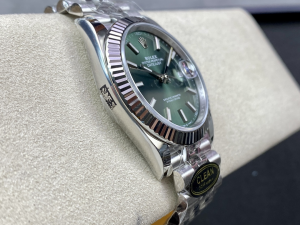 Rolex Datejust Green Dial Watch