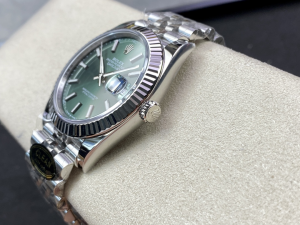 Rolex Datejust Green Dial Watch